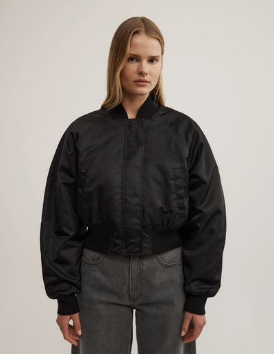 Nylon Bomber Jacket
