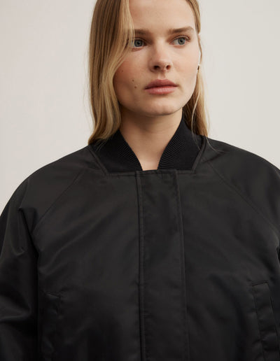 Nylon Bomber Jacket