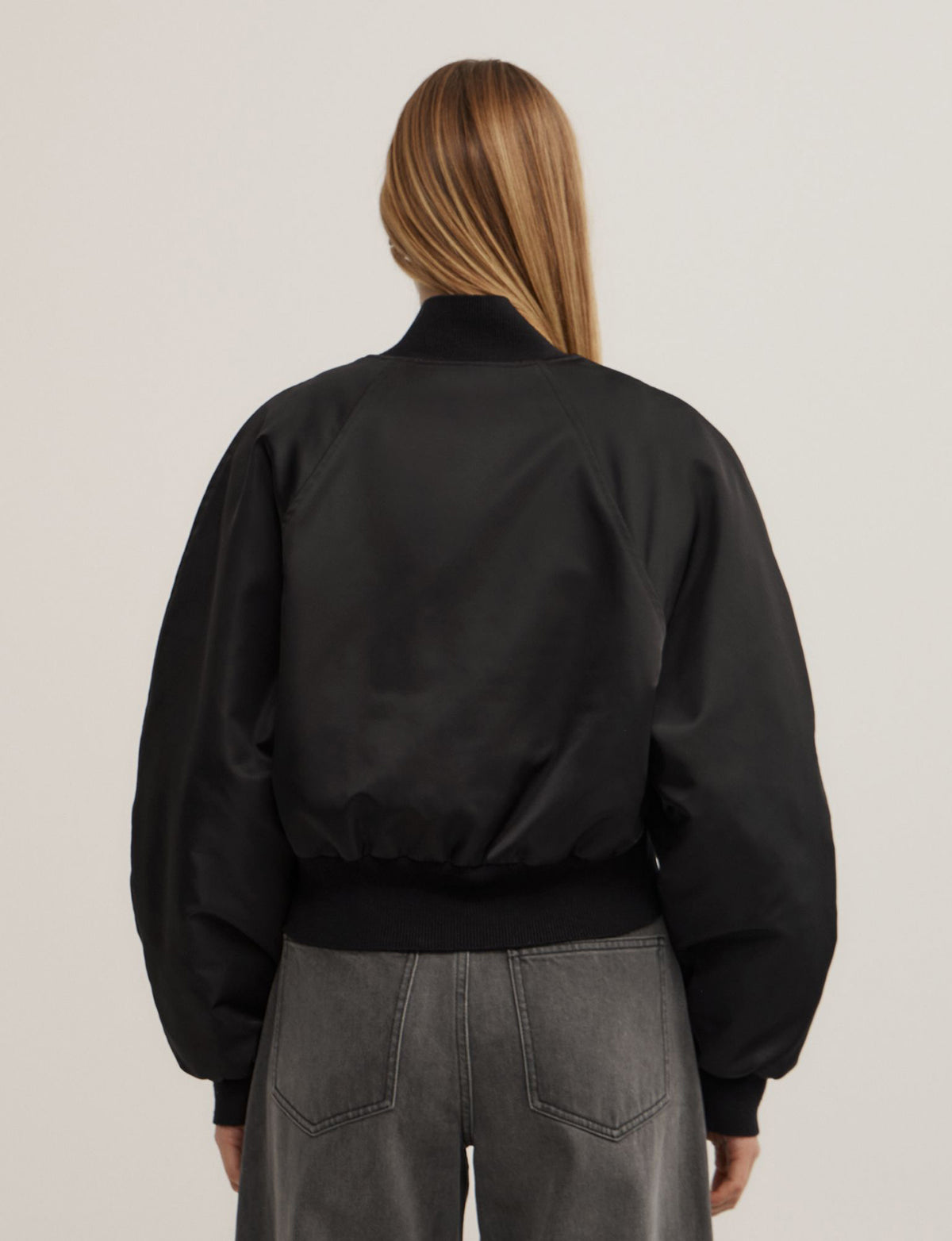 Nylon Bomber Jacket
