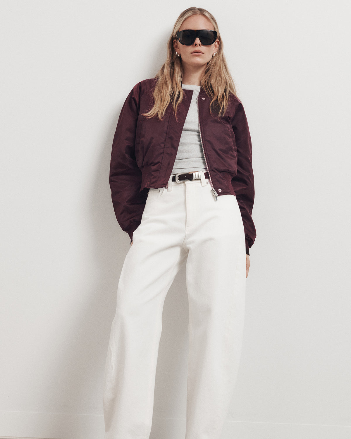 Nylon Bomber Jacket