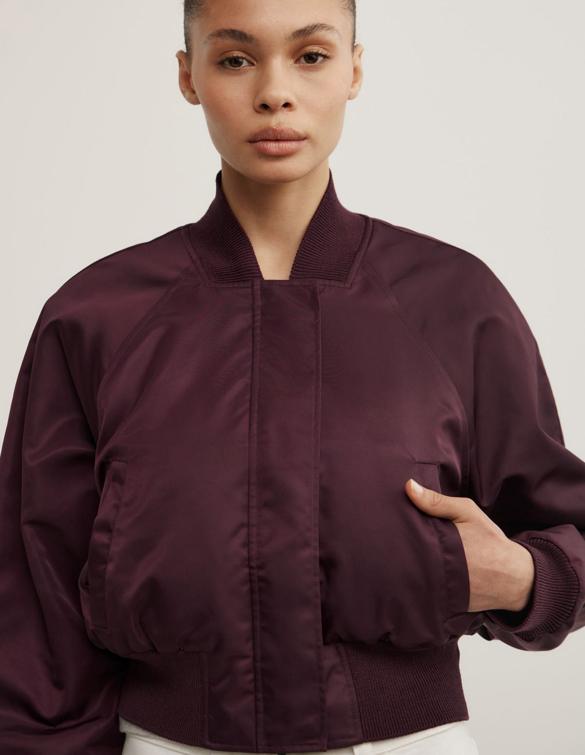 Nylon Bomber Jacket