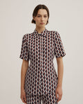 Cupro Tie Waist Shirt
