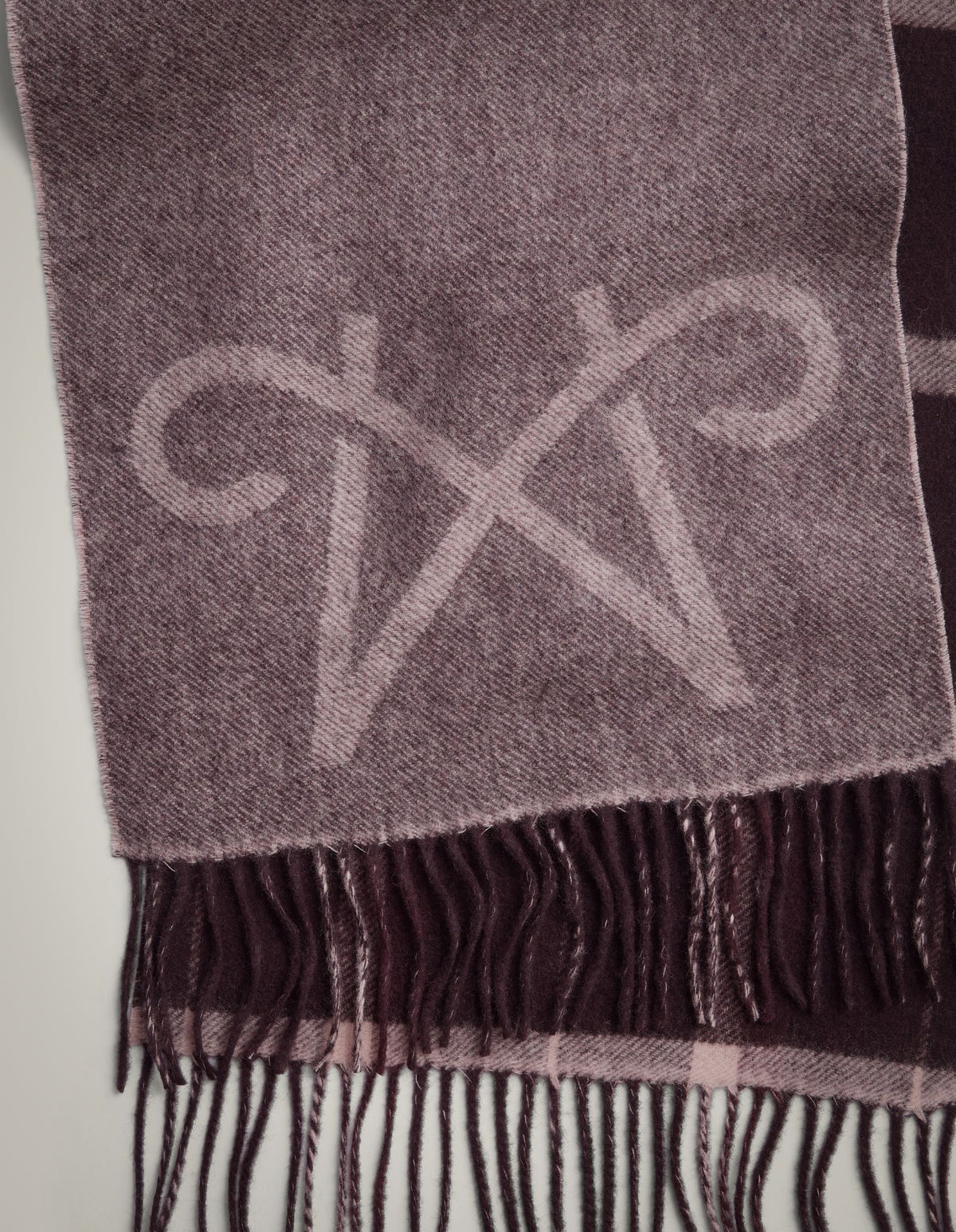 Monogram Check Scarf