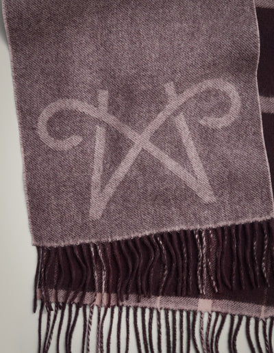 Monogram Check Scarf