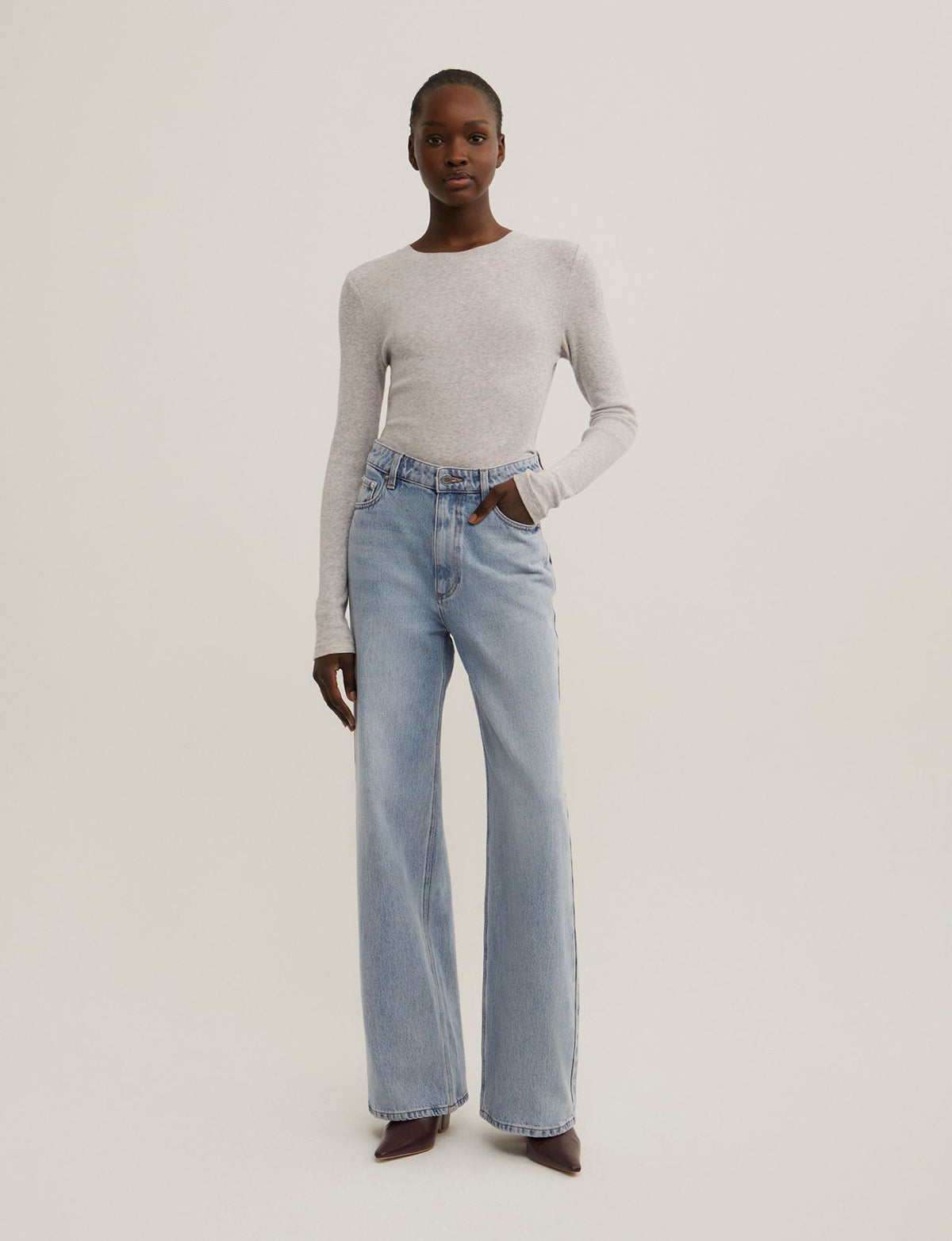 Full Length Straight Jeans