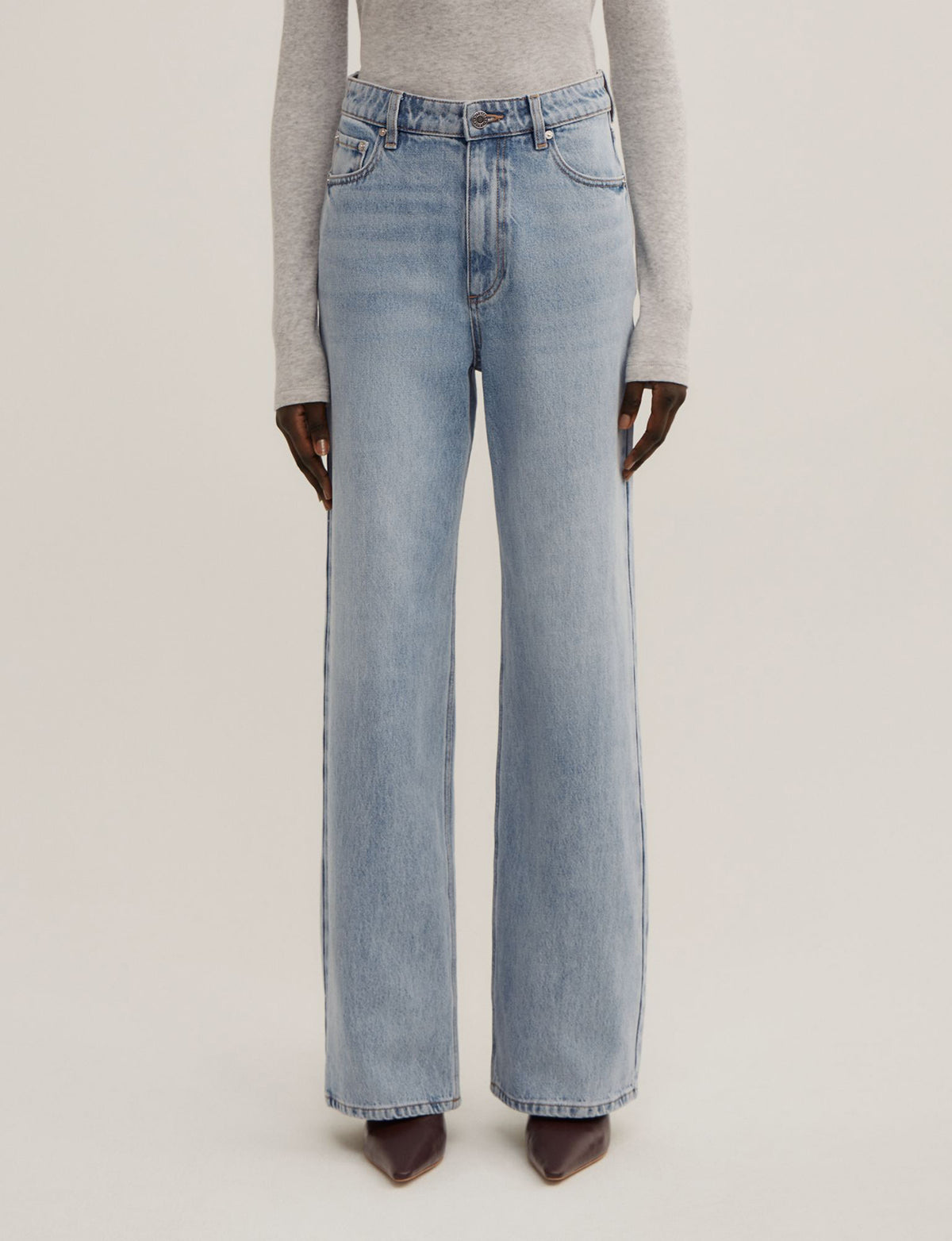 Full Length Straight Jeans
