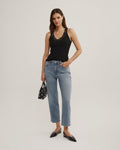 Straight Crop Jeans