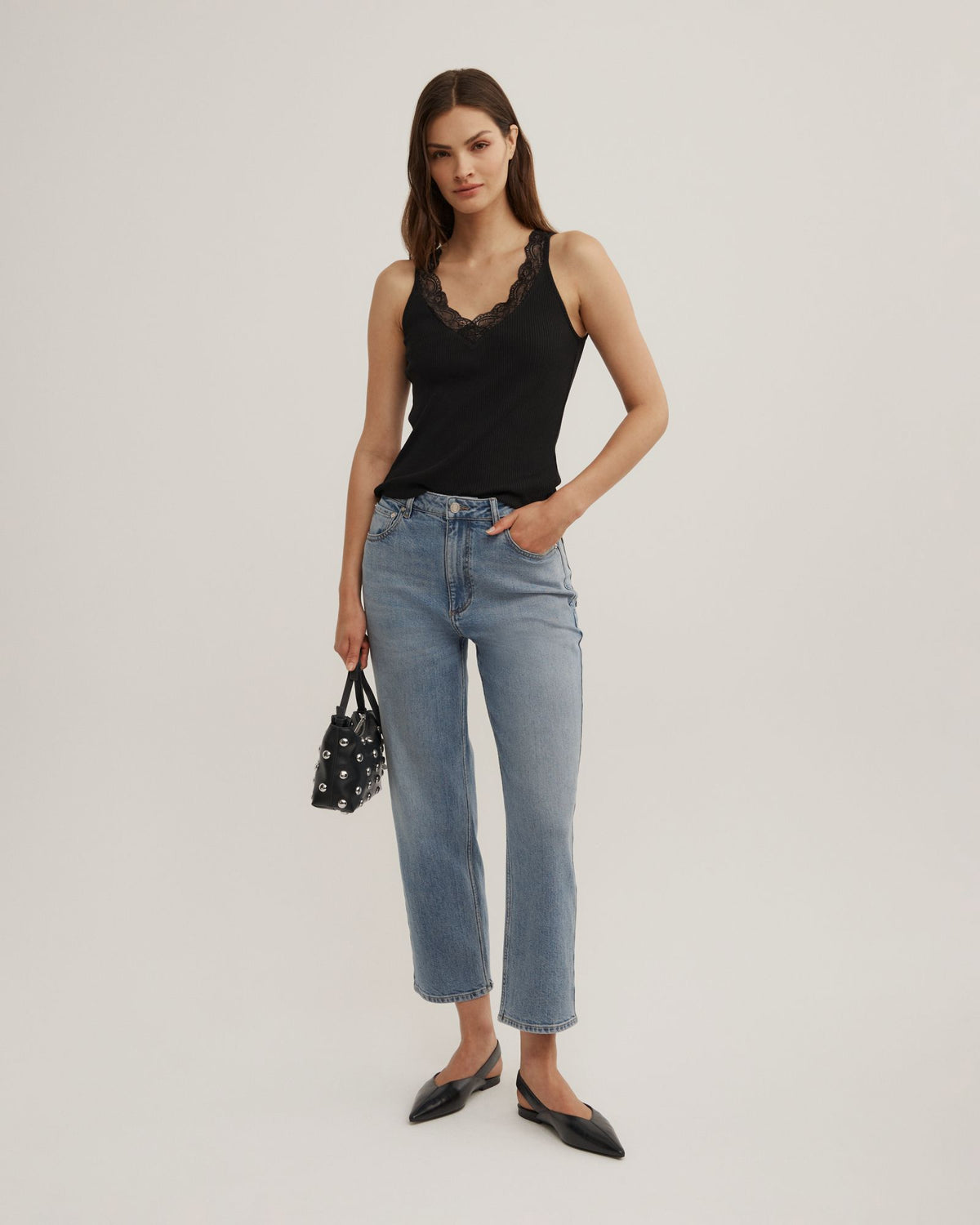 Straight Crop Jeans