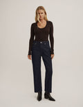 Straight Crop Jeans