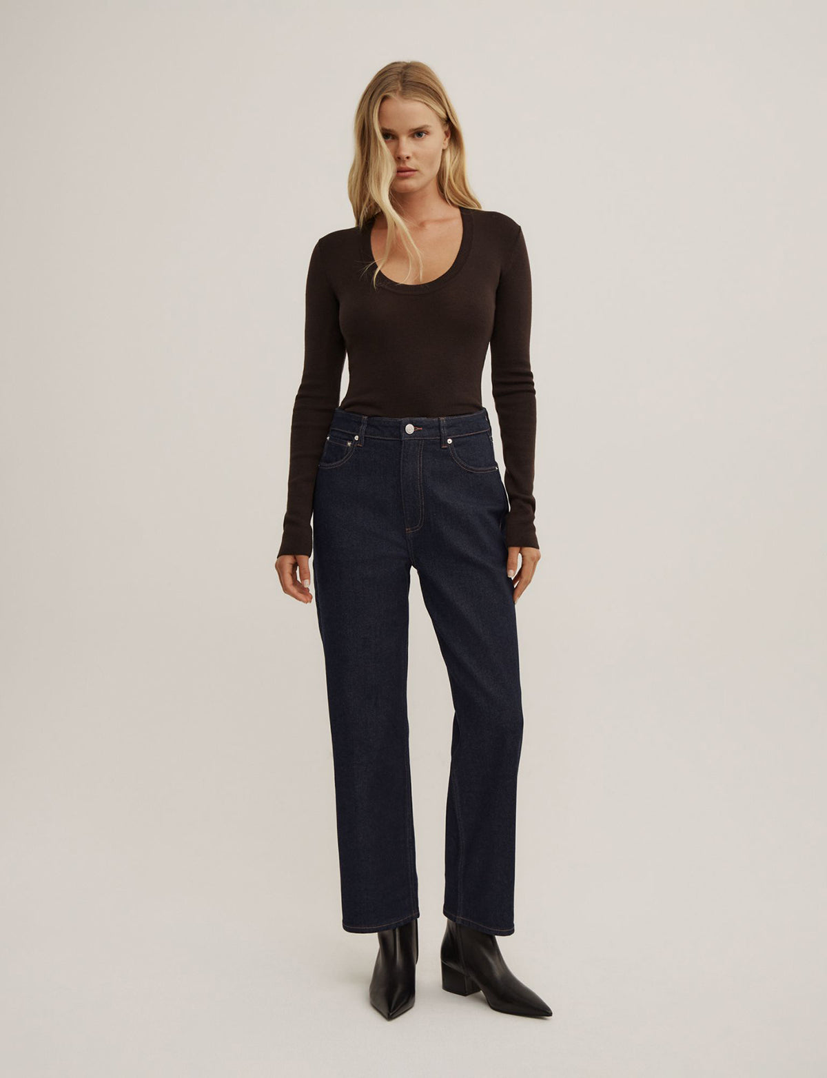 Straight Crop Jeans