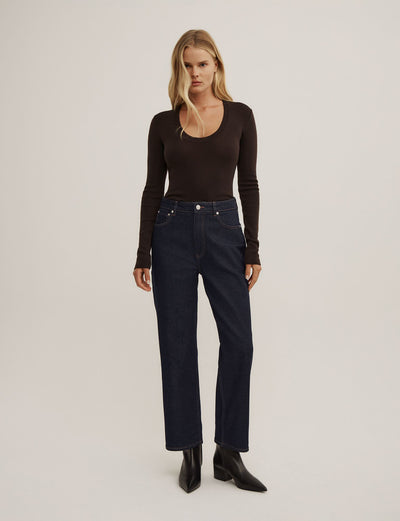 Straight Crop Jeans