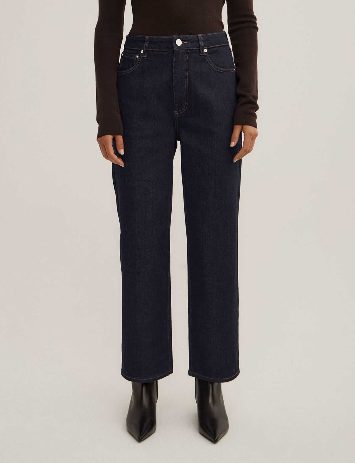 Straight Crop Jeans