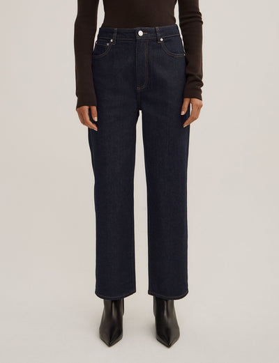 Straight Crop Jeans