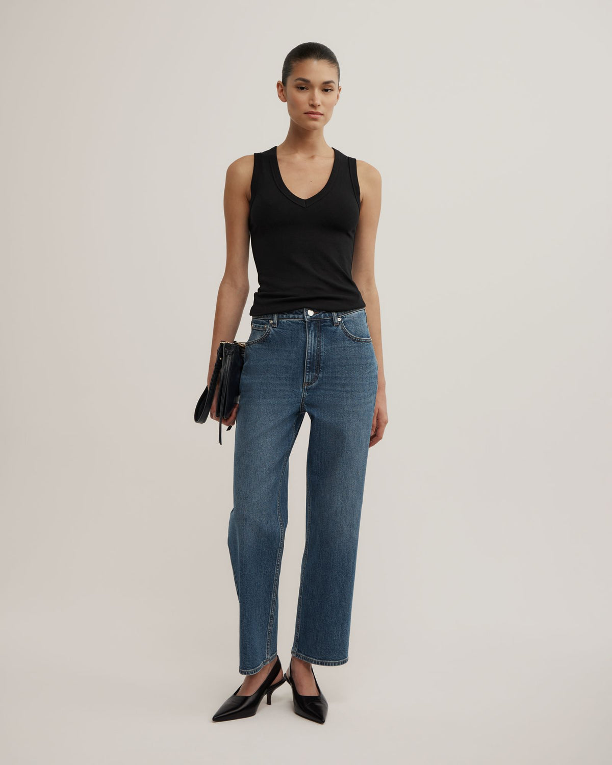 Straight Crop Jeans