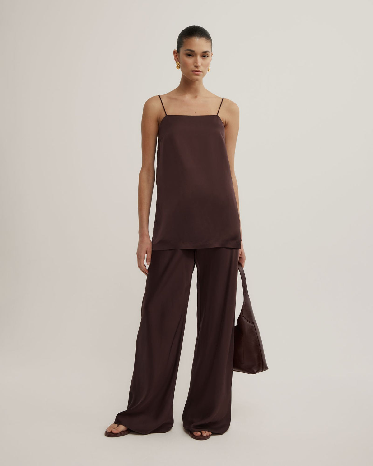 Satin Tunic Top