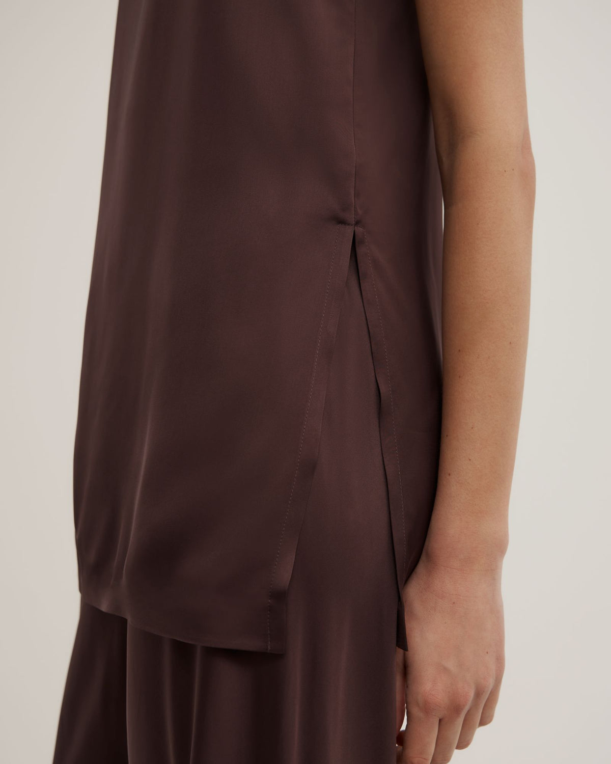 Satin Tunic Top