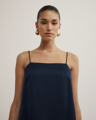 Satin Tunic Top