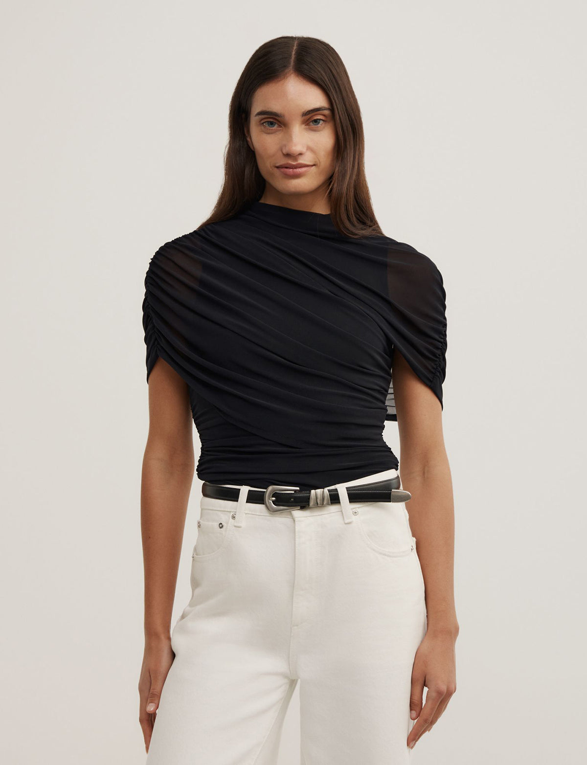 Mesh Cape Top
