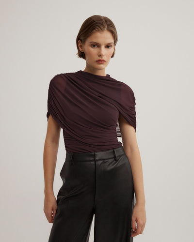 Mesh Cape Top