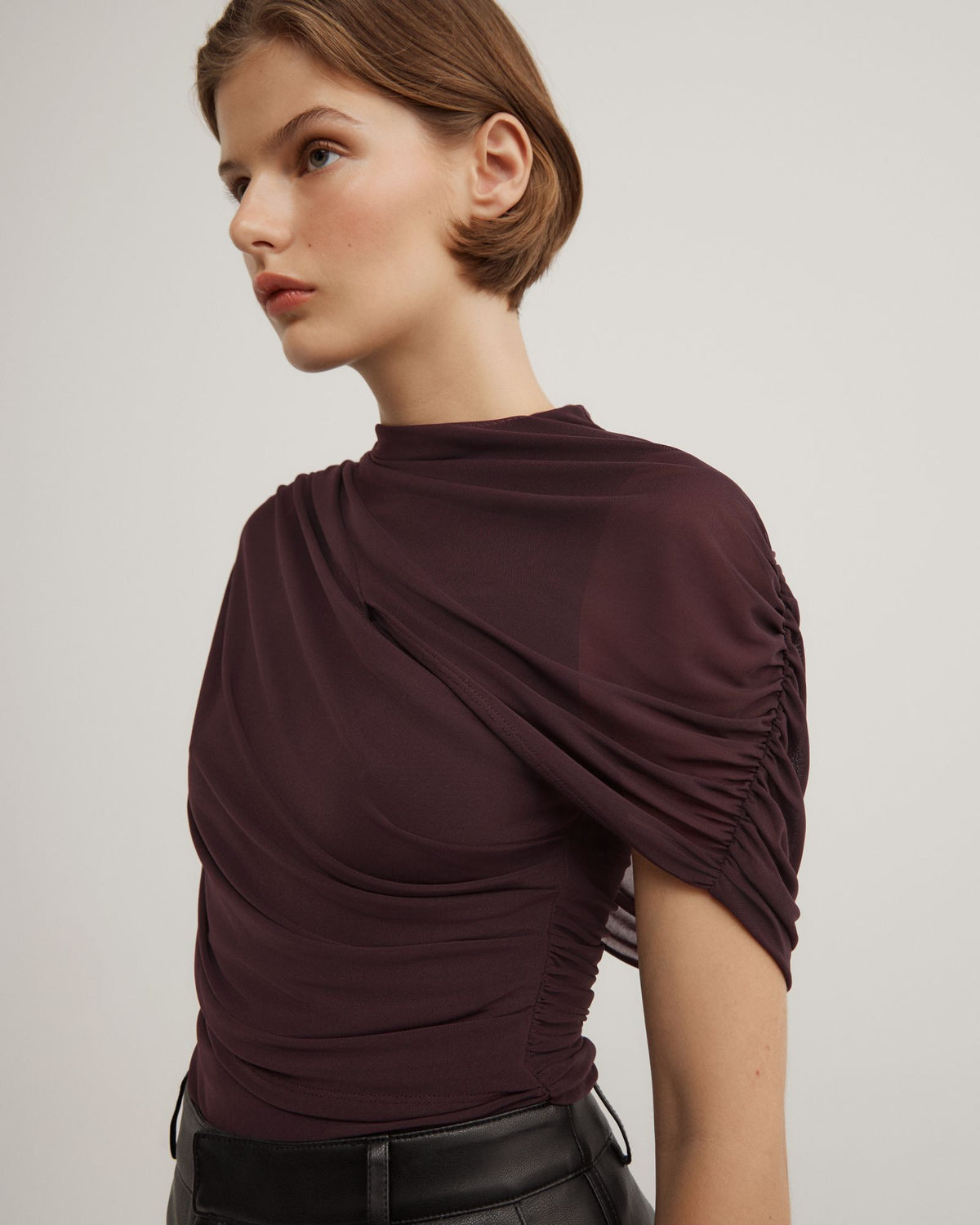 Mesh Cape Top