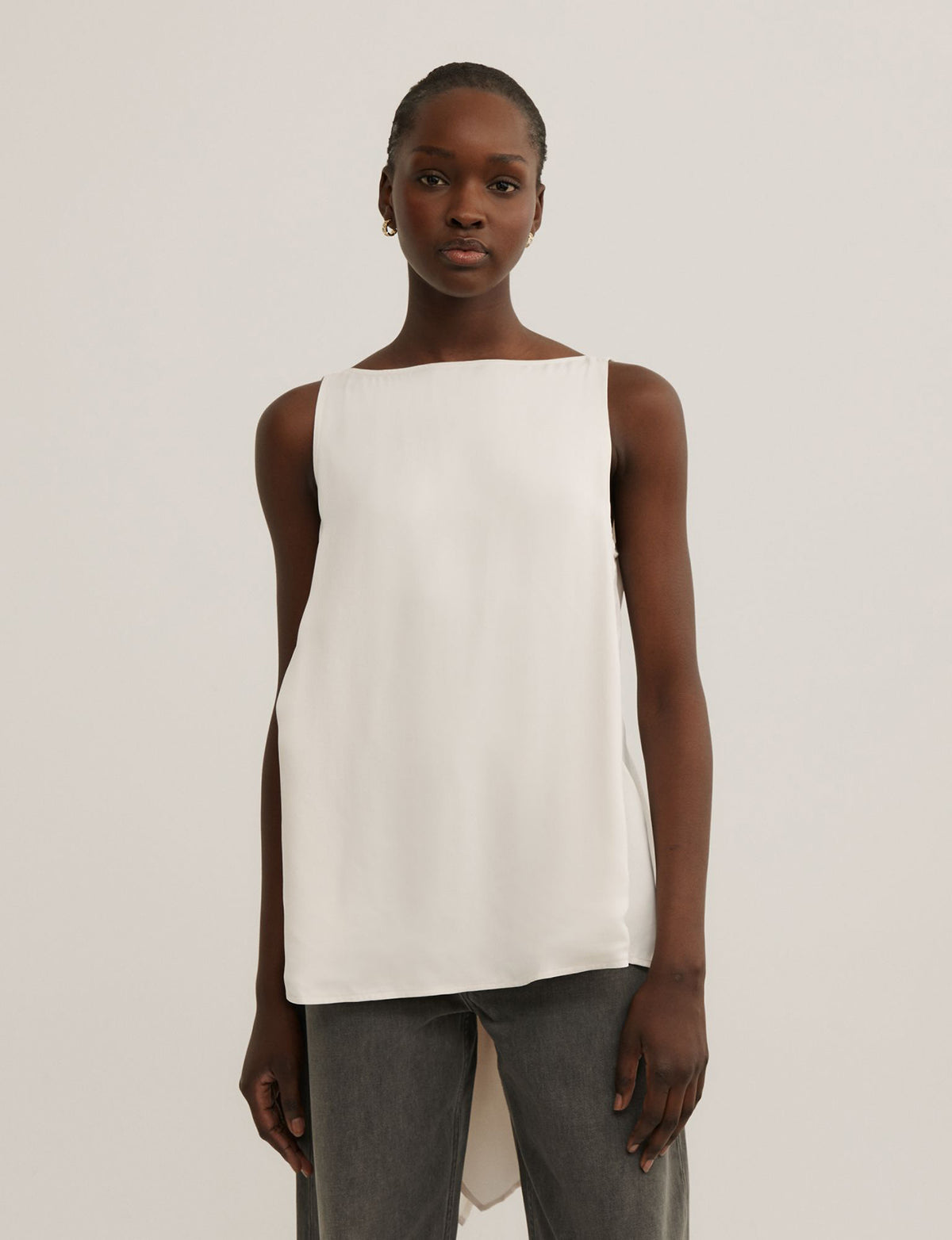 Back Ruffle Tank Top