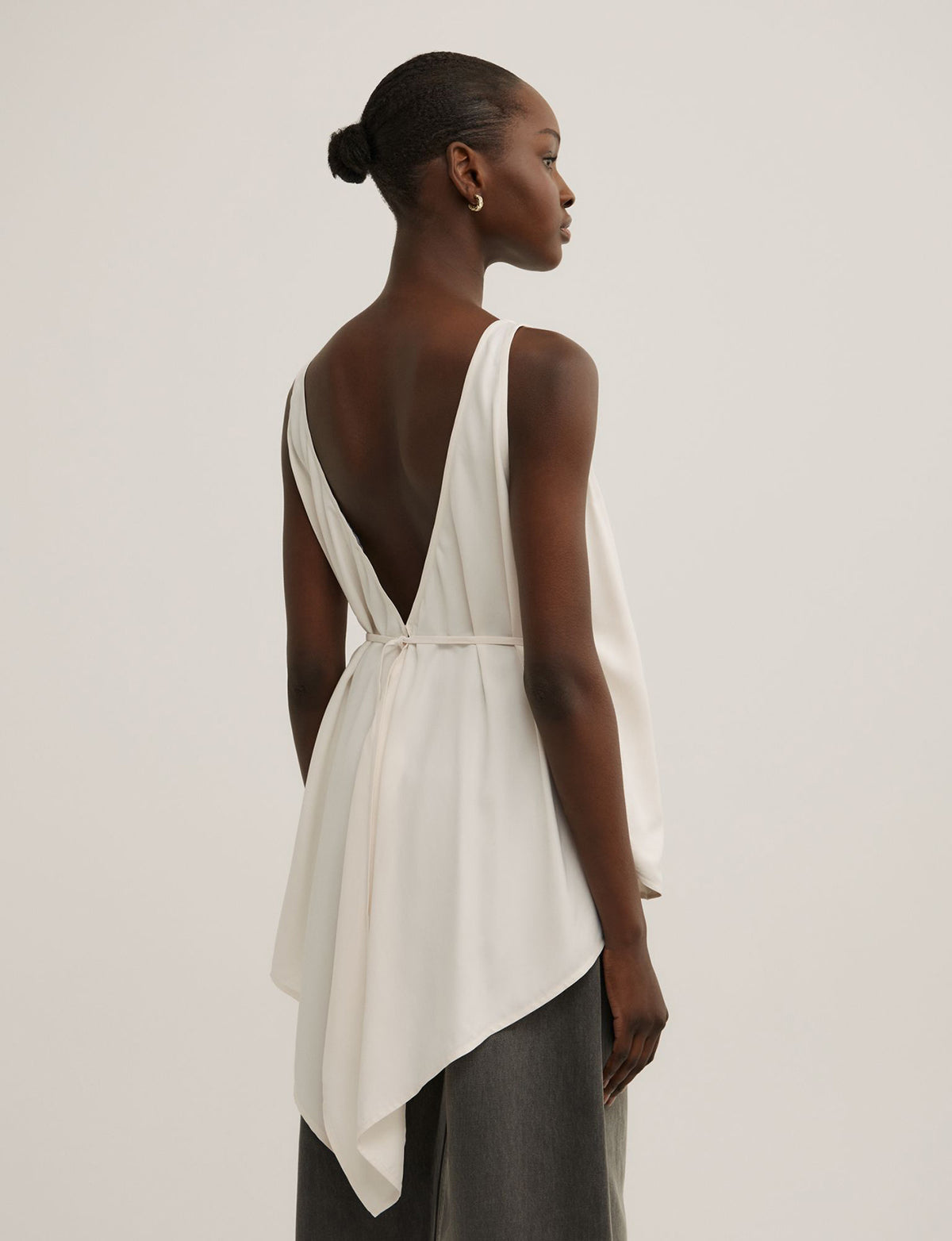 Back Ruffle Tank Top