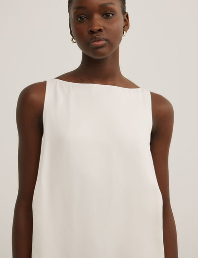 Back Ruffle Tank Top