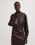 Cropped Bomber Jacket