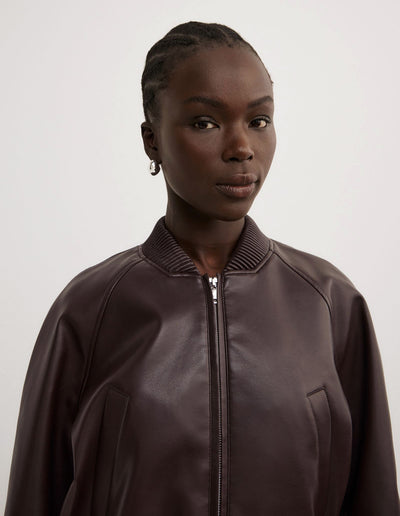 Cropped Bomber Jacket