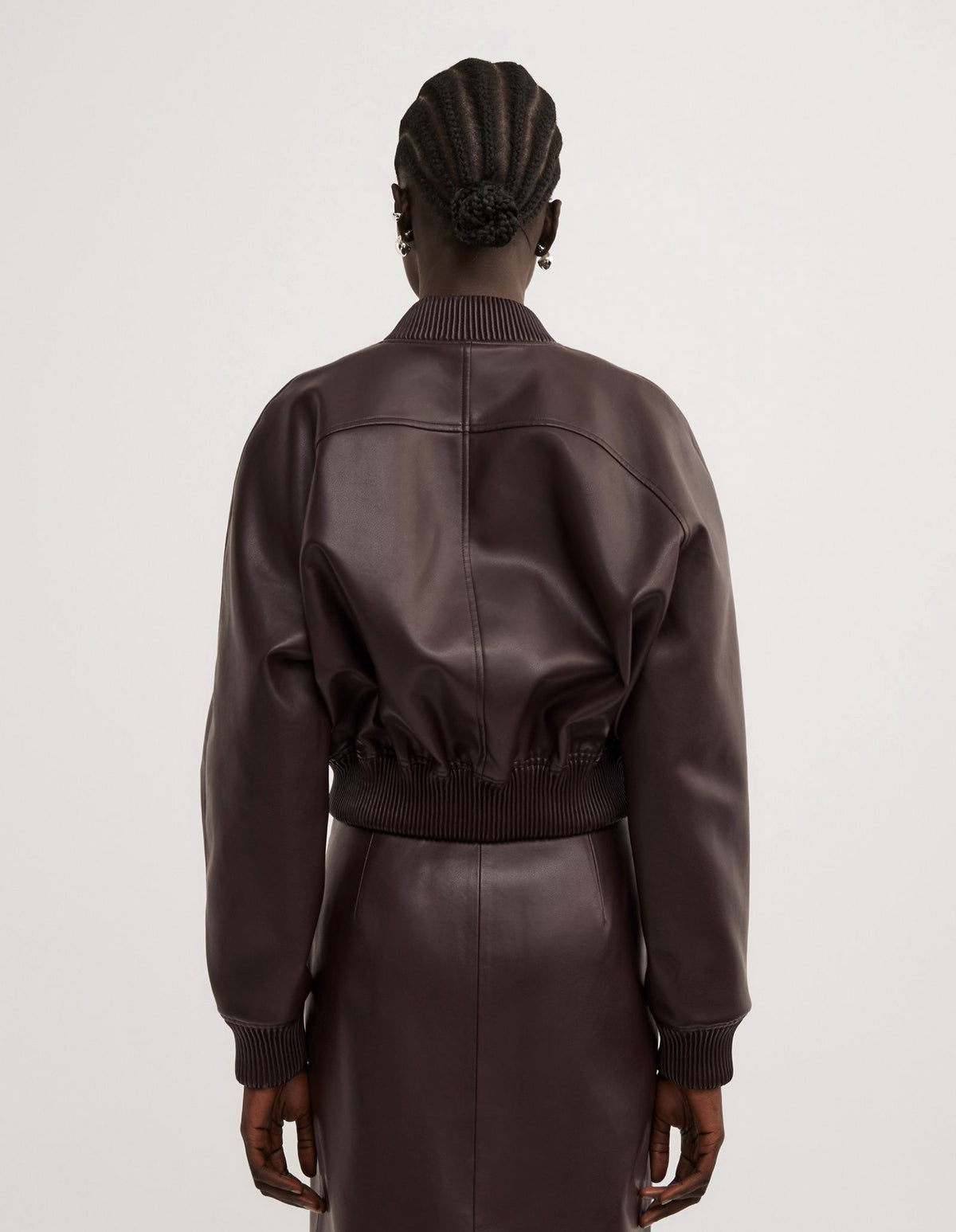 Cropped Bomber Jacket