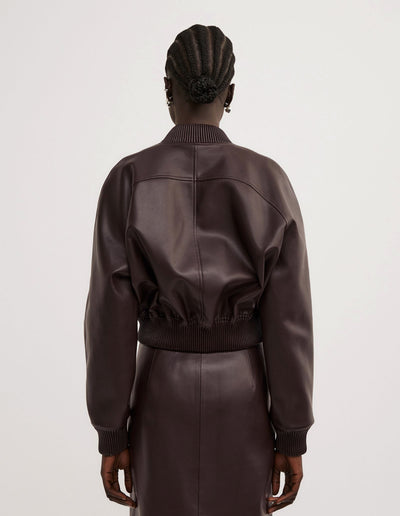 Cropped Bomber Jacket