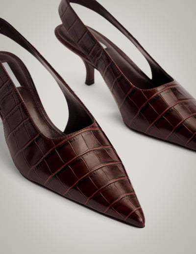 Fleur Textured Heels