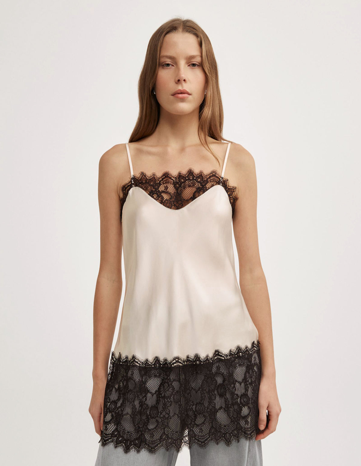 Lace High Hem Camisole
