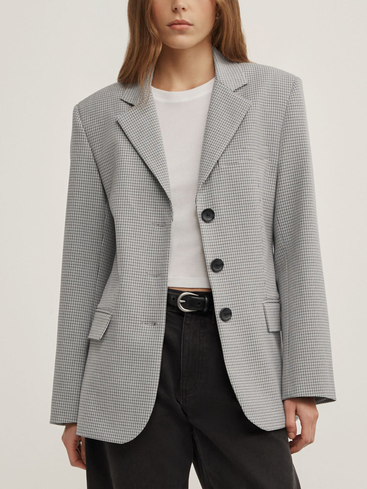 Houndstooth Blazer