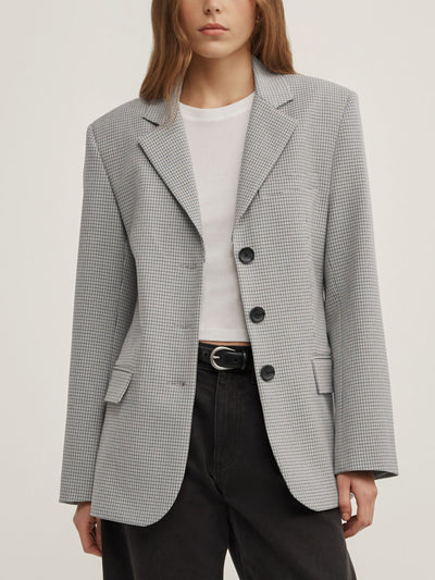 Houndstooth Blazer