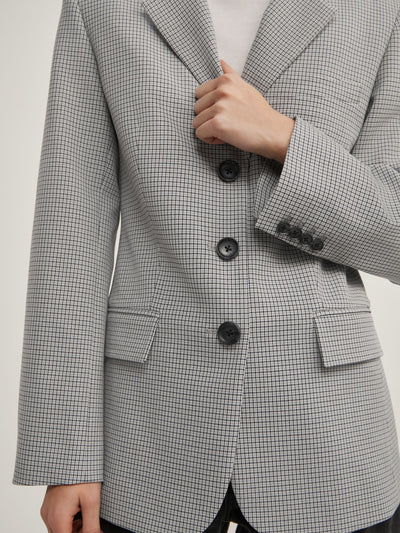 Houndstooth Blazer