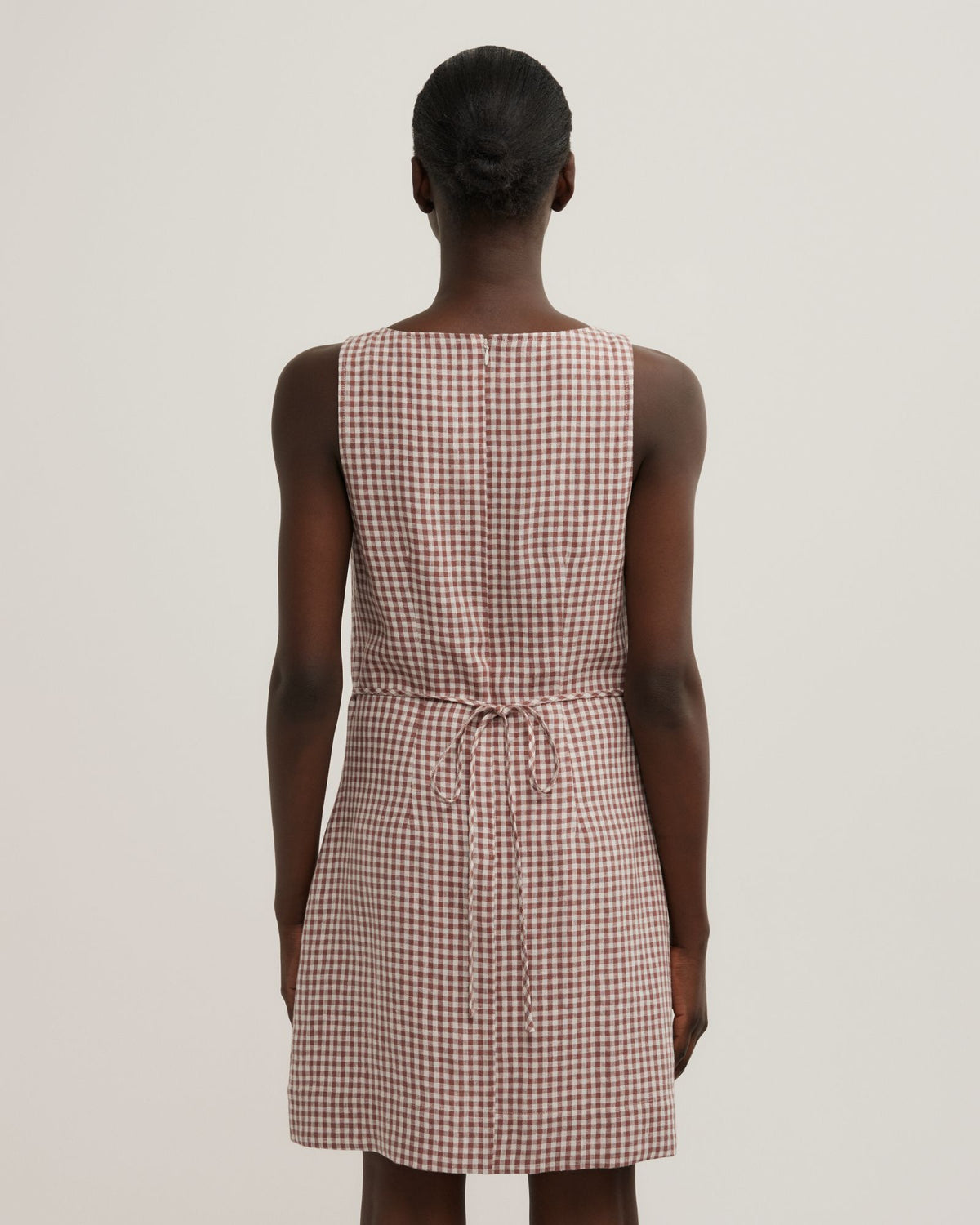 Boat Neck Mini Dress