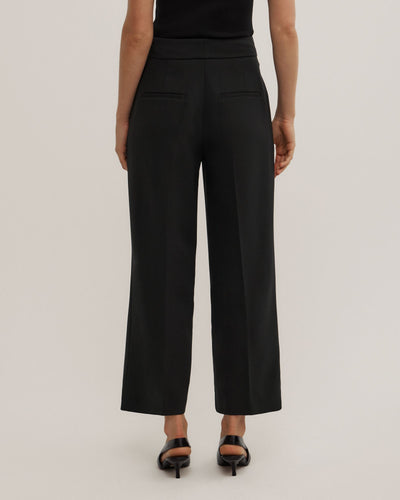 Pick Stitch Crop Pants