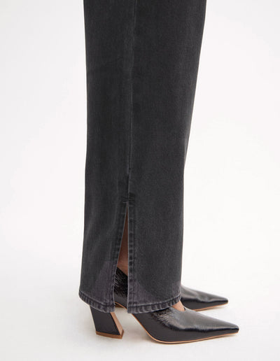 Split Detail Denim Jeans
