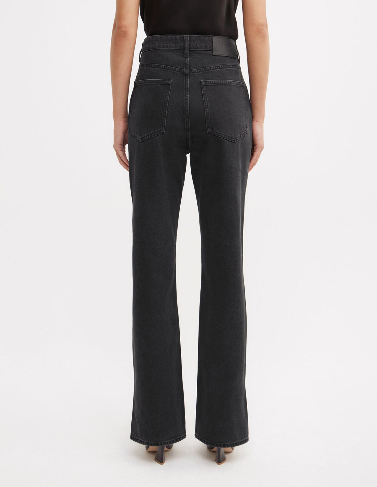 Split Detail Denim Jeans