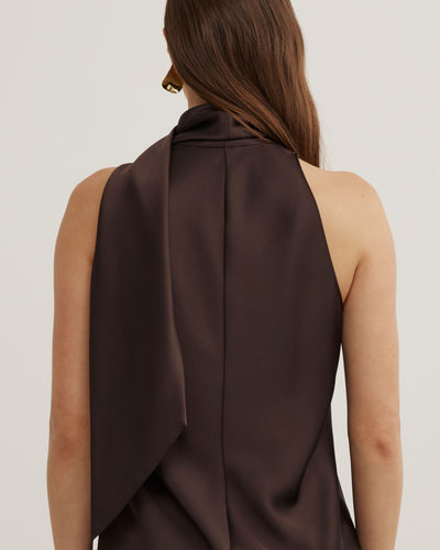 V-Neck Scarf Top