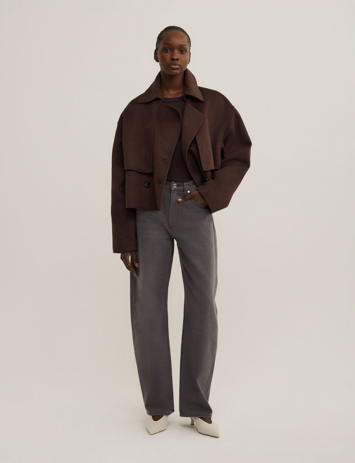 Crew Rib Long Sleeve Top