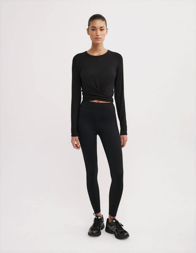 Cross Front Long Sleeve Top