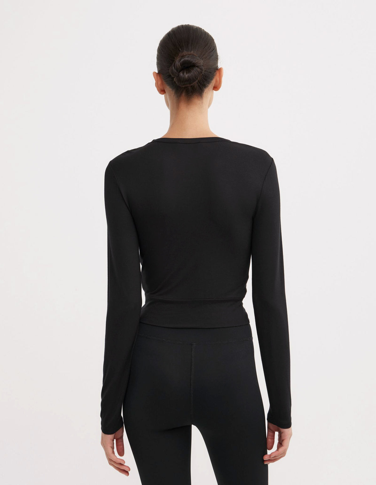 Cross Front Long Sleeve Top