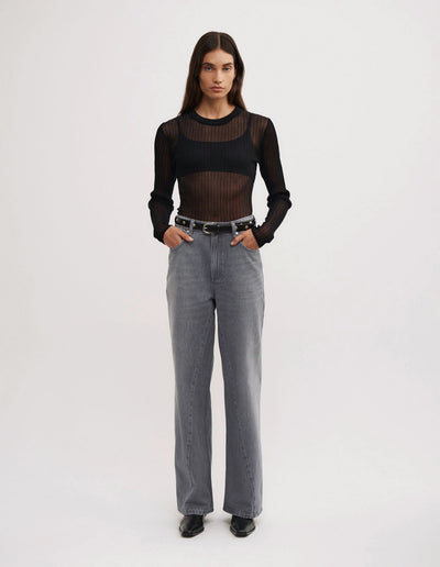 Variegated Rib Knit