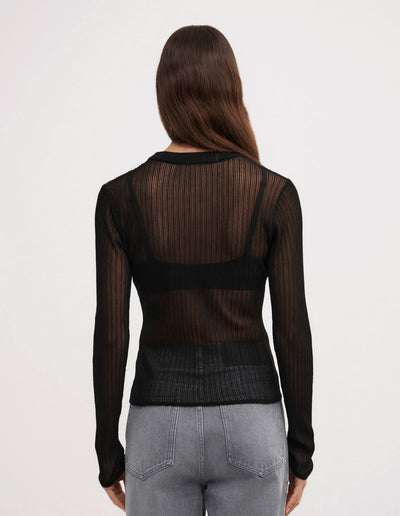 Variegated Rib Knit