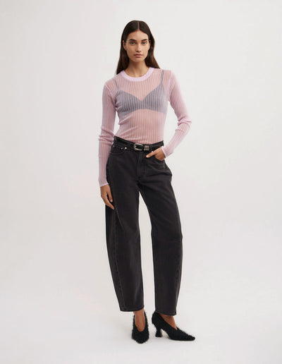 Variegated Rib Knit