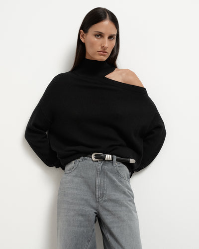 Exposed Shoulder Knit