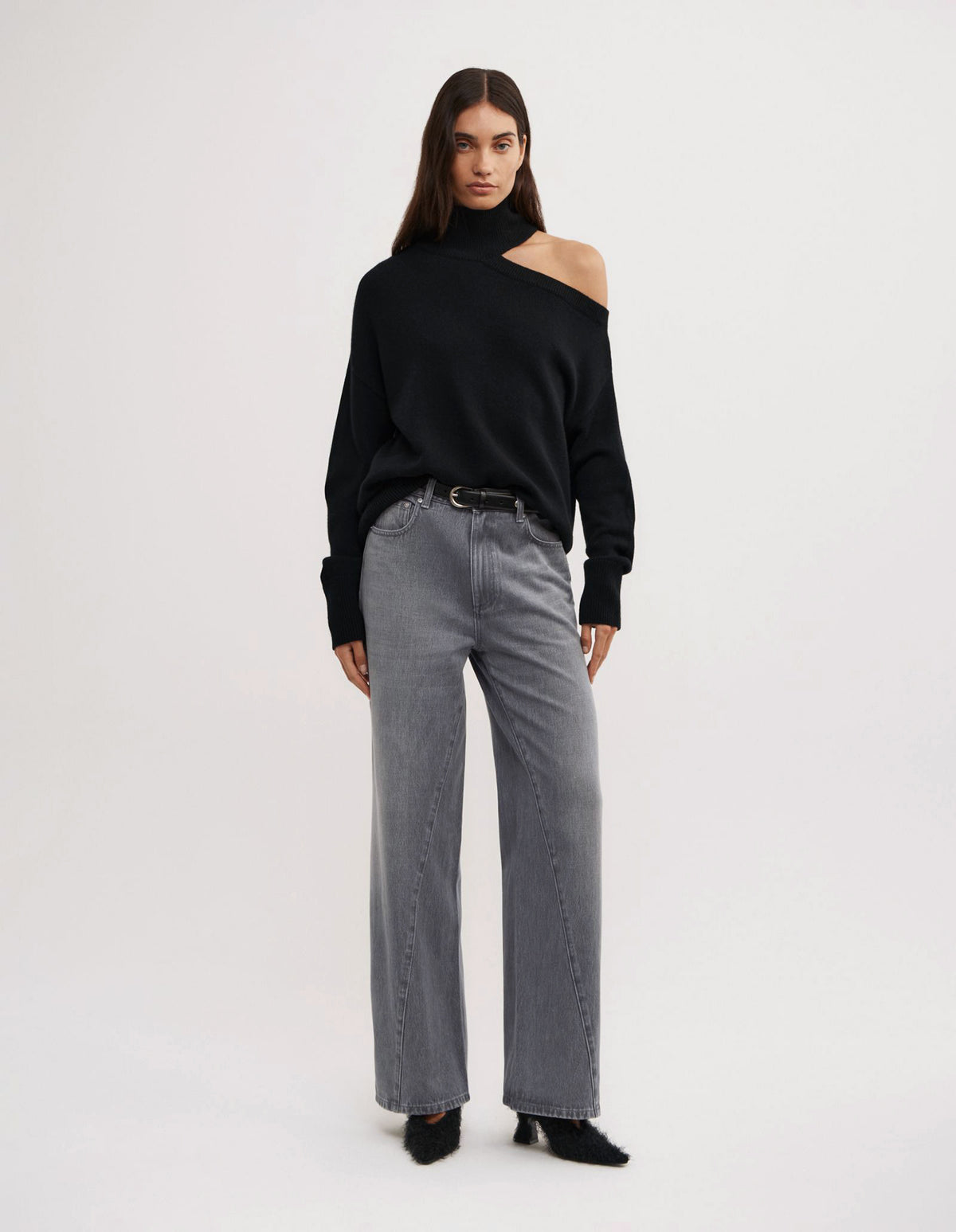 Exposed Shoulder Knit