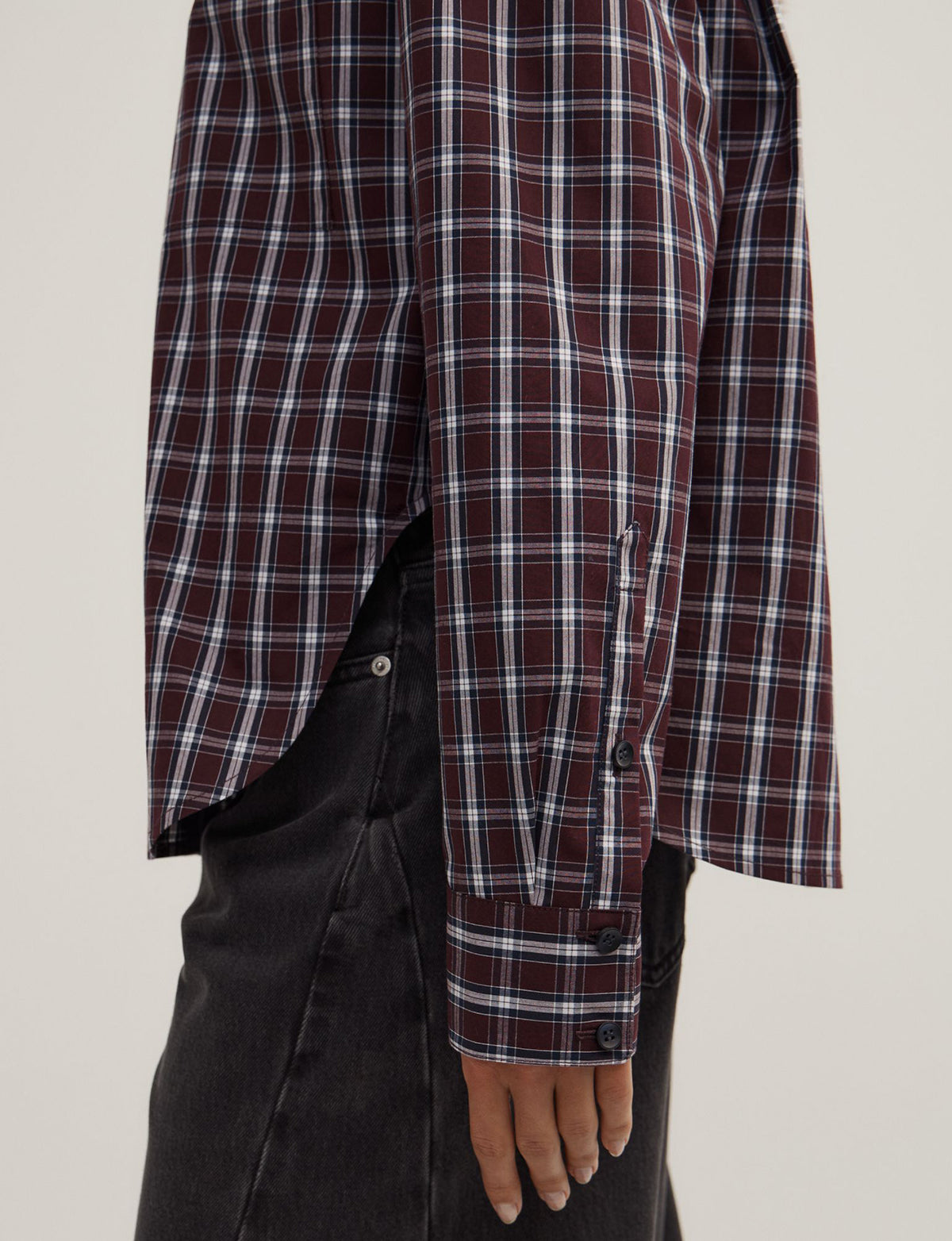 Curved Hem Shirt